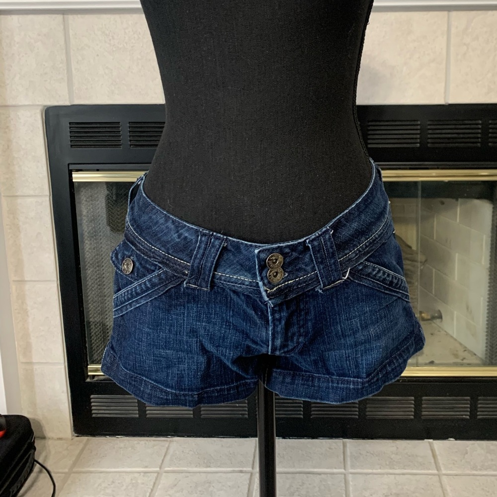 Refuge Dark Denim Shorts